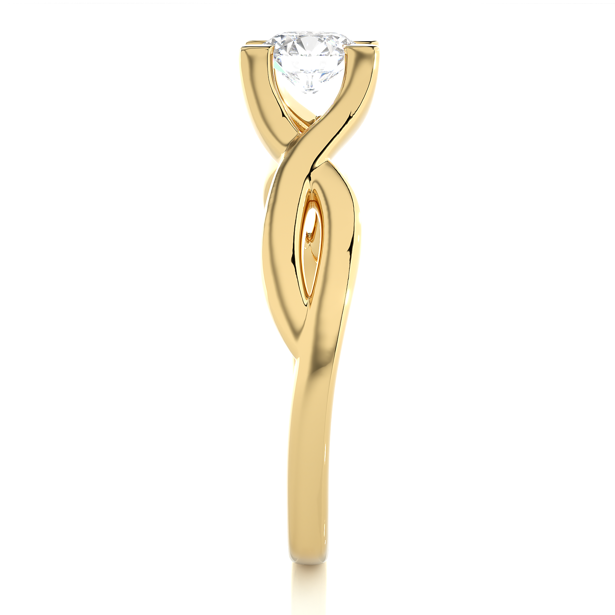 0.47 Carat G Color VS1 Clarity Diamond Studded Natural Diamond Ring.